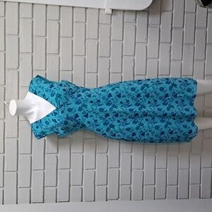 New York & Company Blue Paisley Lined Sleeveless Dress. Size 10  NWT